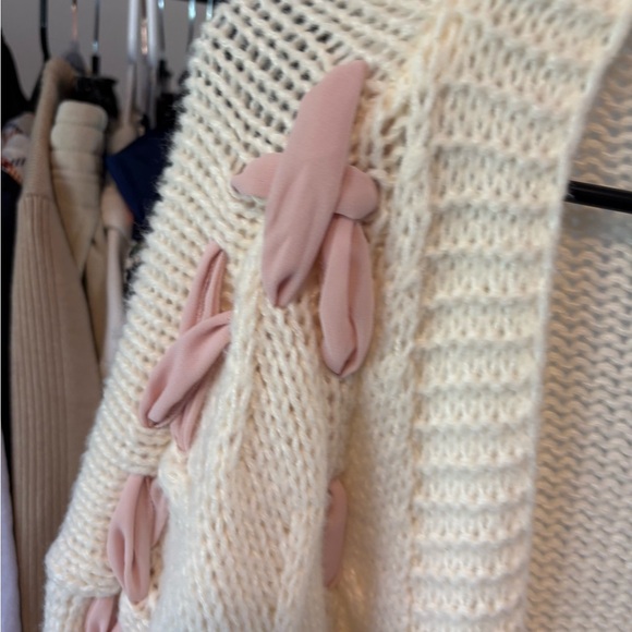 ALTAR'O STATE Ribbion Chunky Cardigan - Picture 4 of 5